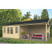  Tuindeco | Tuinhuis Kwaspa met Overkapping 206353-01